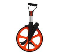 Yctze Hand Measuring Wheel with Mechanical Counter 0-9999.9m/0-9999.9ft, Nylon PC Aluminum Alloy Construction, Integrated Solid Handle with Brake & Zero Reset