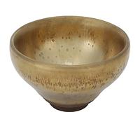 Yctze Handmade Ceramic Teacup - Unique Grainy Texture Tea Mug for Home Collection and Art Display