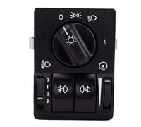 Yctze Headlight Control Switch with Front Rear Fog Lamp Control | High Strength Plastic, Dashboard Replacement, Zafira A 1999-2005, G 1998-2009, Automotive Light Switch