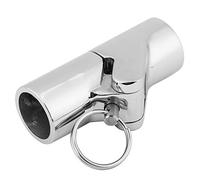 Yctze Heavy-Duty 316 Stainl Steel Marine Bow Rail Hinge for 25mm Tube - Folding Boat Pipe Connector & Hardware Fitting for Boats & ft (25Mm)
