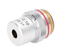 Yctze High-Performance 4X Achromatic Microscope Objective Lens for Clear Observations and Universal Fit