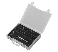 Yctze High Speed Steel Screw Extractor Kit with Bits, for Removing Broken Bolts and Stuck Screws