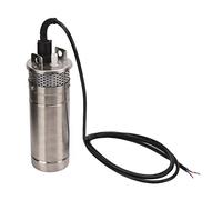 Yctze High Submersible Deep Well Pump 120W DC12V Stainless Steel Body Solar Compatible Pump for and Mining (DC12V)