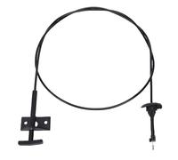 Yctze Hood Release Cable Assembly Hood Latch Release Cable Bonnet with Handle Black Replacement Part Easy Installation for 1983-1993