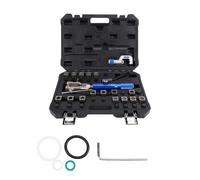 Yctze Hydraulic Flaring Tool Kit 45° Double Single Flares for Fuel Line Brake Line Transmission Cooling Line Includes Hydraulic Cylinder and Tube Cutter