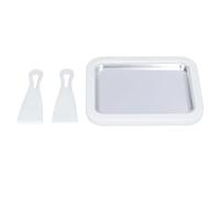 Yctze Ice Cream Maker - Fried Yogurt Machine for Kids, Mini Unplugged Rolled Ice Cream Maker for Home Use (White)