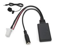 Yctze Input Adapter with Microphone Handsfree Wiring Swift, and Jimny - Easy Plug & Installation Streaming Music From Phone, or MP3 Devices