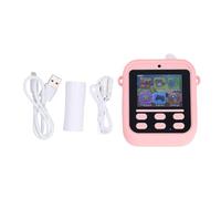 Yctze Instant Print Camera HD Double Lens 2.4 Inch Display Screen 16x Digital Zoom Camera with Filters Game Music (Pink Rabbit)
