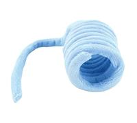 Yctze Interactive Funny Spring Toy - Colorful Plush Chewable Toy Kittens - Safe, Non-, and Promotes Healthier Perfect Chasing, Slapping, and Exercise (Blue)