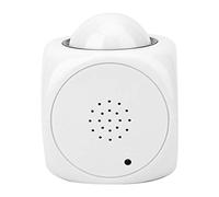 Yctze Ital LCD Voice Talking Clock,Time Projection Alarm Clock,Indoor Temperature Dis Talking,Indoor Temperature Display,Alarm,Battery Powered,USB Charging,Modern (White with USB cable)
