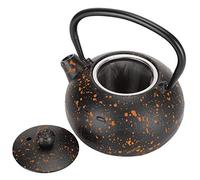 Yctze Japanese Cast Iron Teapot Kettle with Yellow Spots - 0.3L Gift Decoration for Tea Enthusiasts