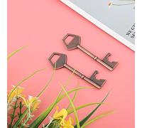 Yctze Key Shaped Bottle Opener with Tag Card and Twine for Wedding Party Favors - 50 Pcs, Vintage Style Bottle Openers for Events (20pcs Nude Model)