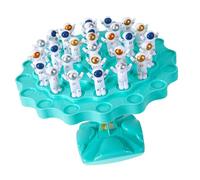 Yctze Kids Balance Tree Game, Interactive Stacking Puzzle Toy, Plastic Educational Toy with Motor Skills Development, Ideal for Family Fun & Toddler Learning (Blue)