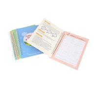 Yctze Kids Practice Copybook, English Handwriting Practice Book, Magical Writing Workbook Set with Pens & Refills, Ideal for Children Learning Alphabet & Calligraphy, 5 Books White