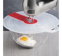 Yctze Kitchen Aid Anti Splatter Guard for Blender & Mixer, Adjustable Hand Bowl Cover, Protective Baking Mixing Screen for Skillet, Immersion Whisking Shields, Large 3.0