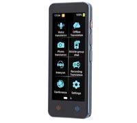 Yctze Language Translator, 4.2in HD AI Touchscreen Two Way Real Time Voice Translator Support 134 Languages, Portable Online Offline Smart with Touchscreen, Ideal for (Blue)