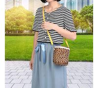 Yctze Large Short Plush Portable Pet Hamster Carrier - Outgoing Sleeping Bag for Squirrel, Hedgehog, and Guinea Pig (Yellow Leopard Print)