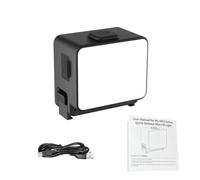 Yctze LED Fill Light, 20 LED Beads 5600K Pure Light, 3 Brightness Levels with Flash Mode & Compact Magnetic Design, IPX5, USB C Rechargeable for Camera, Handheld Use and Metal