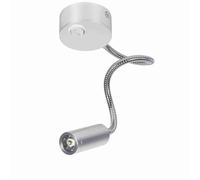 Yctze LED Wall Reading Light with Switch, 85-265V Bedside Wall Lamp for Bedroom, Adjustable Reading Lamp for Bedside or Wall Mount, Energy Efficient and Stylish Design (3500K Warm White)