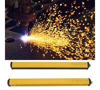 Yctze Light Curtain Sensor Switch Safety Grating Security Device 12 Beams BEM1240-A-440NB for Automation Equipment and Industrial Robots (10 beams BEM1040-A-360NB)