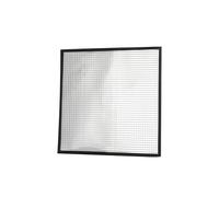 Yctze Light Reflector 9.4x9.4 Inch Mirror Panel with 0.2x0.2 Inch Grid for Dynamic Lighting Effects, with Magnetic Base and 1 4 Thread Hole for Portrait Photography Product (Silver)