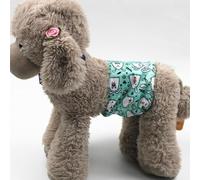 Yctze Male Dog Diapers, Reusable Washable Pee Wraps, Super Absorbent & -Proof, Comfortable Fit for Pets (Rabbit M)