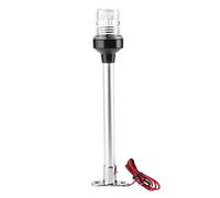 Yctze Marine Boat LED All Around Light 6 8 10 12 Inch Navigation Light for Boats Yachts Ships USCG Compliant 360° Illumination 2 Nautical Miles Visibility Stainless Steel 316 Bracket (12inch)