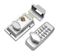 Yctze Mechanical Code Door Lock - Keyless Entry Digital Code Lock for Home Safety, Rustproof Zinc Alloy Design for Indoor/Outdoor Use