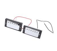 Yctze Metal Double Coil Electric Guitar Pickup for Replacement Parts with Powerful Sound Performance (Silver)