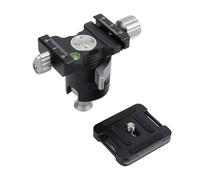 Yctze Mini Ball Head with 6KG Load, 360 Rotating Tripod Ball Head Mount, One Hand Lock with Bubble Level, Ideal for Travel Tripod Mirrorless Camera Smartphone