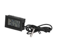 Yctze Mini Digital Temperature Humidity Meter Gauge, Thermometer Hygrometer, Digital Hygrometer with External Probe & LCD Display, Ideal for Greenhouse, Reptile, Incubator, Plant &