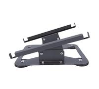 Yctze Mini Magnetic Mount, Heavy Duty 220lbs Aluminum Alloy Roof Mount with 4 High Strength Magnets, Adjustable 0 to 30 Degree Angle for RV Boat Truck Yacht