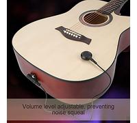 Yctze Mini Piezo Pickup Contact Microphone Transducer for Acoustic, Nylon-string Guitar, Violin and Ukelele - JE514 UP Patch Kit Included