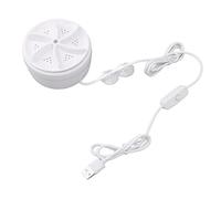 Yctze Mini Ultrasonic Washing Machine - Portable USB Turbine Washer for Efficient of Clothes, Socks, and Underwear - 5V 60W Compact Design