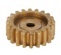 Yctze MOD 0.8 20 Tooth Brass Servo Gear - High , Gear Reduction for Robotics and Automation