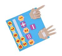 Yctze Montessori Busy Board Toddler Busy Board Autism Training Addition and Substraction Bright Colors Felt Book Kids Education Training Educational Activity Book Toys & Games/ &