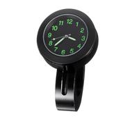 Yctze Motorcycle Handlebar Clock Handlebar Mounted Clock with Luminous Dial Shockproof for Motorcycle Bike Scooter 22mm 25mm (Black)