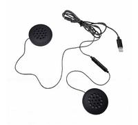 Yctze Motorcycle Headphones Wired Stylish Design with Inline Control for Music and Calls in Helmets 1.2M Length