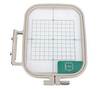 Yctze Multifunctional Embroidery Hoop Frame Stretch Fit for Brother Sewing Machine, 4x4 Inch Clear Grid Frame, Suitable for SE1900 PE535 SE600 and Others (Medium Size for 9mm to