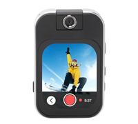 Yctze Multifunctional Sports Camera, MP3 MP4 Player and HD Action Cam with Back Clamp, Loop Recording, Ideal for Outdoor Activities, Versatile for Cycling Running Travel, 1080P