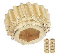 Yctze Open Gear Guitar Tuners - Hex Locking Universal Mounting Pegs for Guitars, Basses, and Ukuleles (12 Pieces)