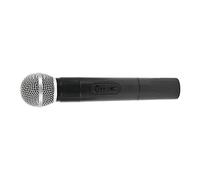 Yctze Plastic Prop Microphone, Aluminum Alloy Mesh Head Fake Mic, Portable Toy Microphone with Karaoke Function, Ideal for Stage Performances, Photography Props & Singing Practice