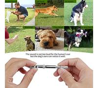 Yctze Portable Dog Whistle Keychain Two Sound Trainer for Bark Control and Effective Dog Training (As Shown)