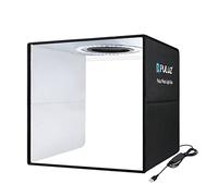 Yctze Portable Mini Photography Lightbox With 80 Pcs Leds Beads For Shoot Small Stuff Foldable And Easy To Clean 6 Colored Backdrops For Impeccable Pictures Ideal For (Black)