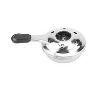 Yctze Portable Outdoor Alcohol Stove Burner Mini Stainless Steel Fondue Pot with 2pc for Camping Cooking and Methylated Spirits