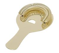 Yctze Portable Professional Cocktail Strainer - Proof Stainless Steel Hawthorne Bar Strainer for Home & Party Use (Gold)