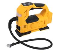 Yctze Portable with Digital Display - Tire Inflator Pump Car and Bike, Cordless Battery or Plug Powered, Inflation, Preset Tire Pressure, LED Light, Compact Design