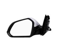 Yctze Power Folding Mirror Power Fold Mirror Electric Side Assembly 5 Pin White Turn Signal Light Adjustable Non Heated Replacement (Right Side 87620 C1360)