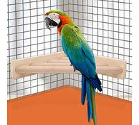 Yctze Premium Climbing Wood Stand with Platform Rack - Ideal Cage Toy for Birds, Easy Installation