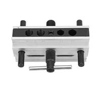 Yctze Premium Metal Woodworking Doweling Jig Tool - Self Centering Locator Drill Dowel Holes, Wood Projects with Boards From 10mm to 55mm Thickness